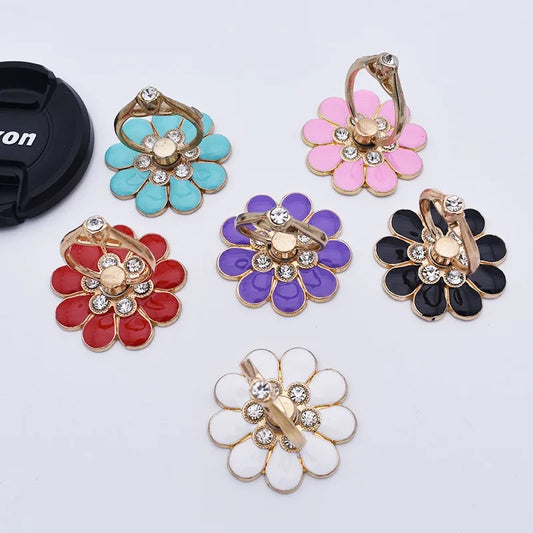 Cutesy™ Alloy Flower Phone Holder