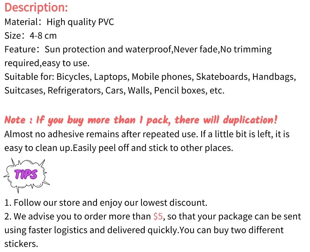 Cutesy™ Cartoon Anime DS Stickers