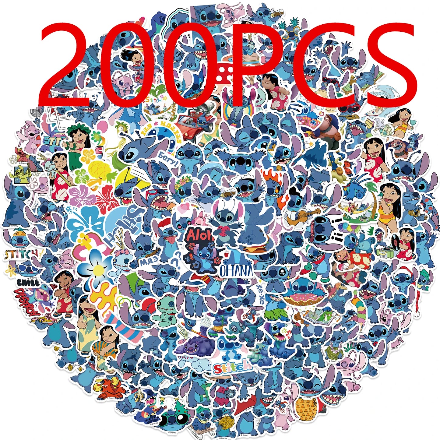 Cutesy™ Cartoon Lilo Stitch Stickers