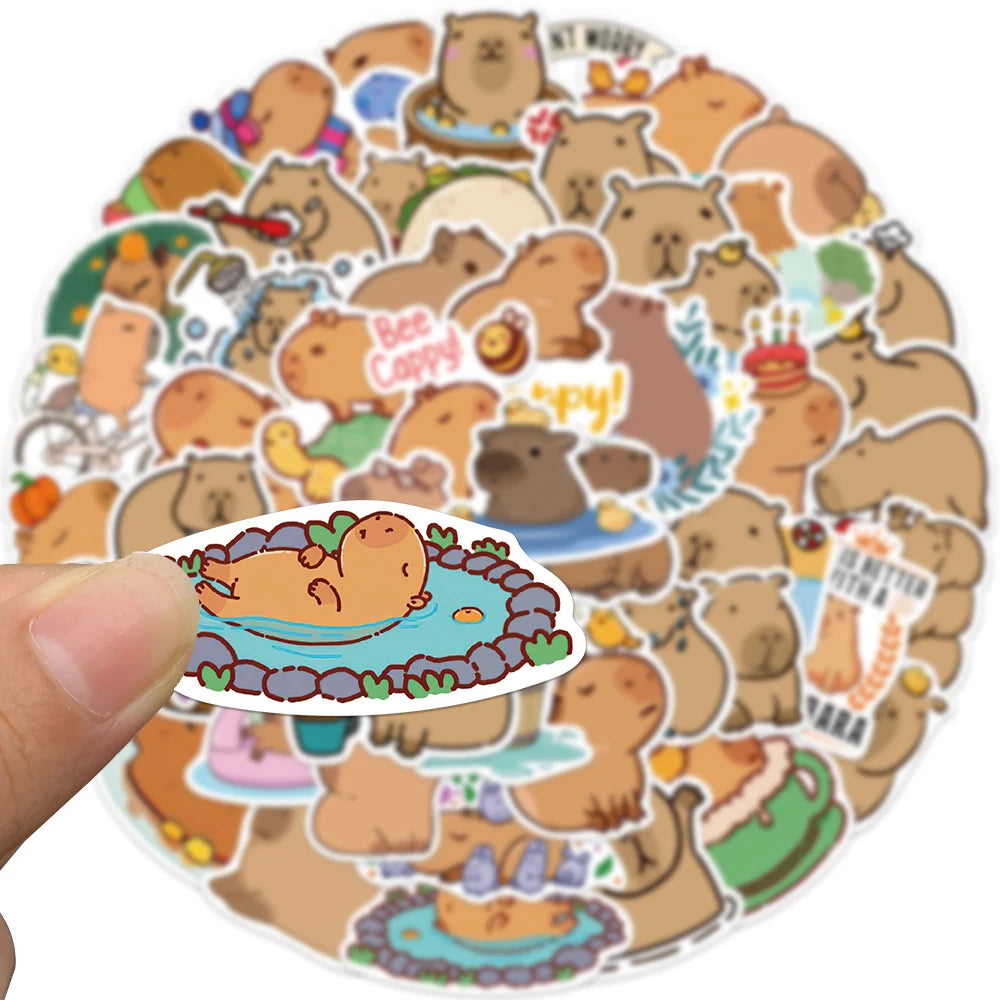 Cutesy™ Capybara Animal Stickers