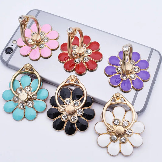 Cutesy™ Alloy Flower Phone Holder