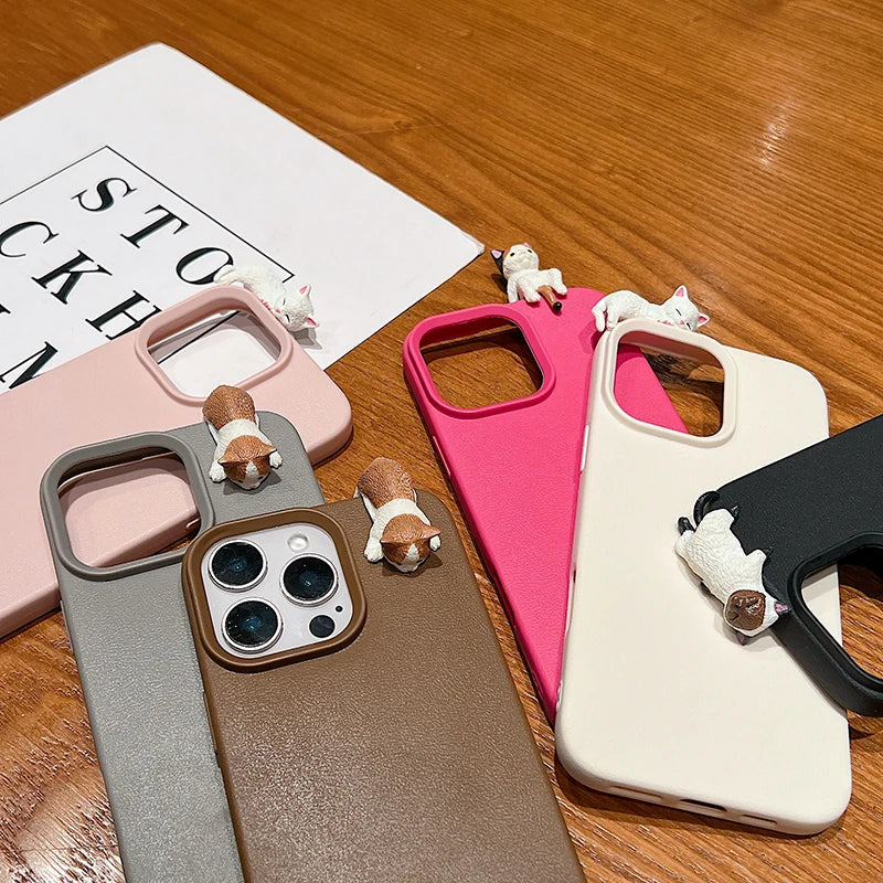 Cutesy™ 3D Cartoon Lying Cat