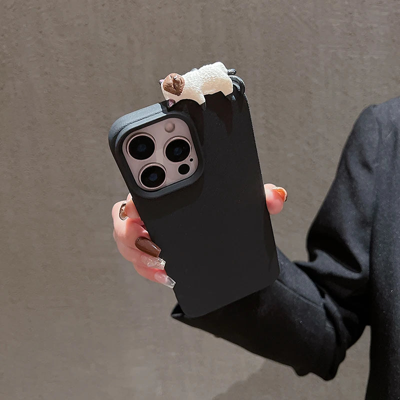 Cutesy™ 3D Cartoon Lying Cat